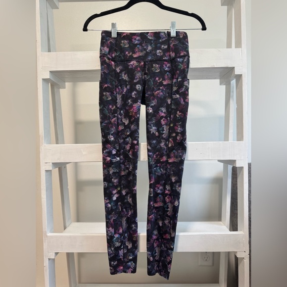 Lululemon Fast and Free Tight II 25” – Size 4 Women’s Leggings Floral Print - Picture 1 of 4